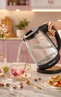 کتری برقی شیشه پیرکس
