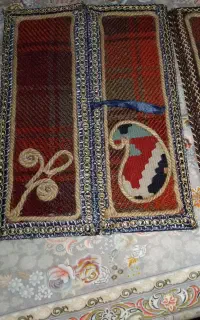 قاب عکس  گلیم بافی شده