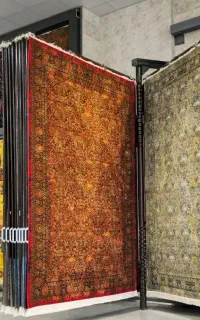 %فرش مدل آدینا+مستقیم ازتولیدی/طرح گل یخ)