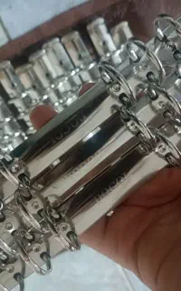 قفل کلاسور فلزی چرم