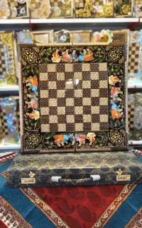 شطرنج تخته نرد تک عمده خاتم چوبی ارسال به کل کشور