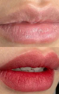 رفع تیرگی لب+ شیدینگ طبیعی و حرفه ای