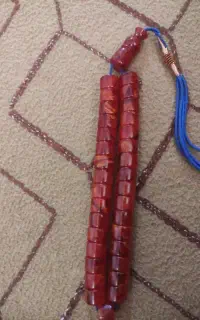 تسبیح کهربا قیچی بر