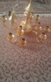 لوستر برنزی قدیمی۱۲شاخه