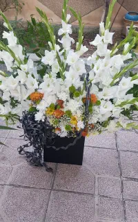 سبد گل تازه و سرحال برای امروز