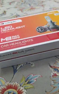 فروش یک دست هدلایت m8promax mini  کانپکس  پایه H7