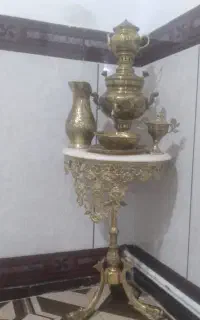 فروش ست کامل سماور قوی پارچ زیرپارچ قندان پایه