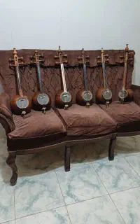 کمانچه حرفه ای پشت بسته وباز بامهر سازندگان