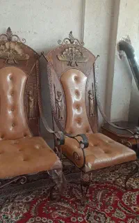 مبل فرفورژه هفت نفر دوتامیز جلو مبلی
