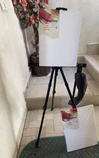 سه پایه بوم فلزی تاشو ب هم اه دو عدد بوم