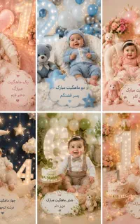 ادیت حرفه‌ای عکس کودک و نوزاد