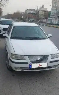 سمند سفید مدل ۸۳