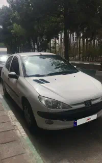206 مدل ۱۴۰۱ بیرنگ و شاسی پلمپ درحد/ مانیتور دار
