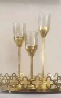سینه ی آینه ای و جا شمعی