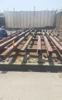 جوشکاری اسکلت وبرشکاری خورده کاری