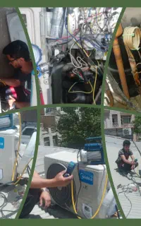 تعمیر و سرویس کولر گازی چیلر داکت اسپلیت تضمینی