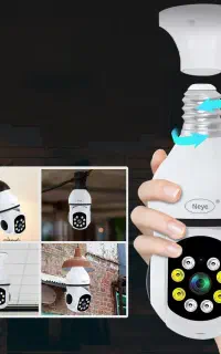 دوربین مداربسته لامپی چرخشی مدل V380 Proاورجینال +