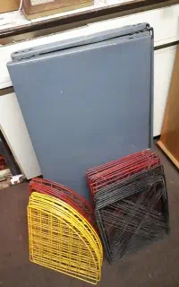 قفسه مشبک و۵ عدد صفحه ضخیم طوسی