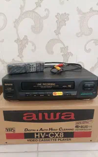 دستگاه ویدئو پلیر کلاسیک Aiwa مدل HV-CX8 (کمیاب)