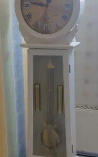 ساعت ایستاده چوبی