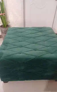 پاف جلو مبلی مخمل