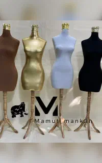 مانکن پایه چوبی تاج دار رگال ومانکن خیاطی سوزن خور