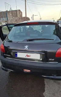 206 اتوماتیک  تیپ 6مدل 1390