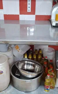 میز استیل و هود