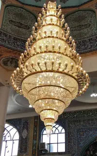 لوستر حسینیه لوستر مسجد لوستر تالار لوستر طبقاتی