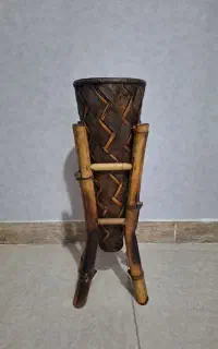 گلدان چوبی