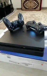 پلی۴ اسلیم ۲دسته فول بازی کادویی اکبند ps4 slim500