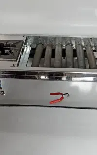 کباب پز گازی استیل با رویی چدن ساخت تبریز