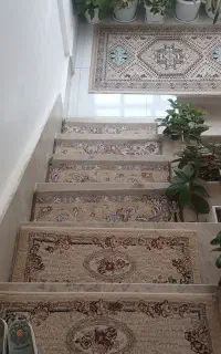 شش عدد رو پله ی فرش دانه ی ۳۵۰