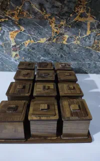 جا ادویه چوبی در حدنو فقط یک ماه استفاده شده