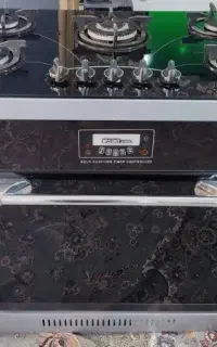 گاز طرح فر صفحه شیشه ای