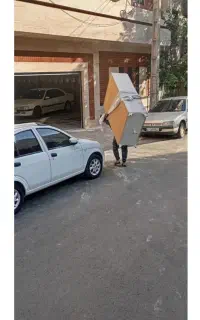 اسباب کشی باربری کارگر حرفه ای آرام بار تبریز