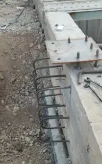 اجرای عملیات کاشت میلگرد