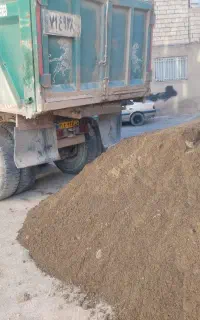 شن شسته درجه یک خاک مخلوط کمپرسی