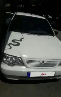 پراید ۱۱۱ مدل ۹۵ سفید رنگ
