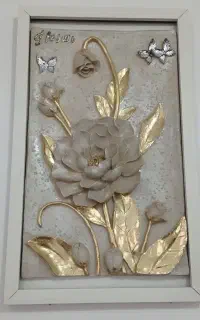 تابلو گل برجسته نو
