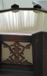 لوستر چوبی