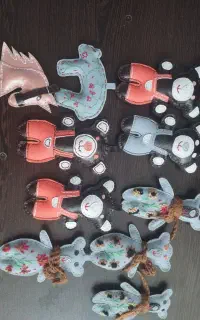 سر کلیدی عروسکی چرم