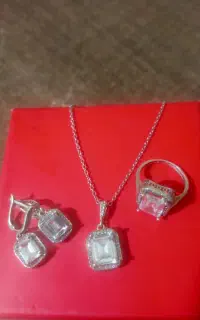 نیم ست نقره زیبا