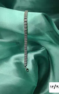 دستبند نقره کد ۱۷۷۶ (گالری نقره سینا)