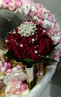 دسته گل و سبد عروس