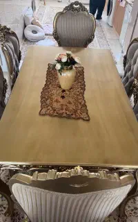 نهارخوری ۶نفره سلطنتی چوب راش