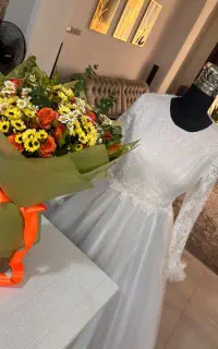 لباس عروس نو و یکبار پوشیده شده