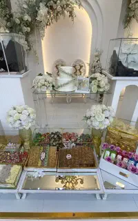 خنچه عروس با‌گل طبیعی