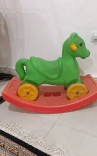 اسب راکر و چرخدار دوکاره کودک