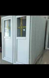 انواع درب  upvc حمام و دستشویی (اقتصادی)